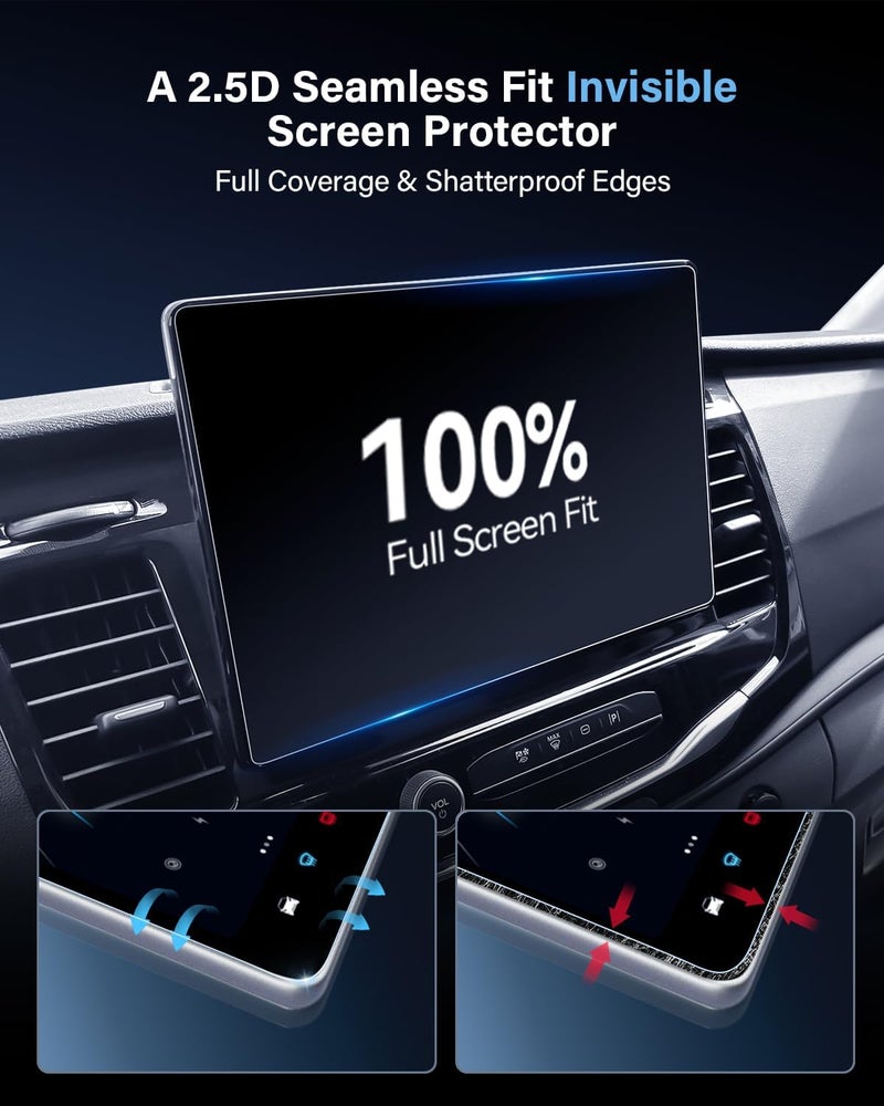 WEIPIN For 2PCS 2022 2023 2024 2025 2026 Ford Transit 12 Inch Touchscreen High Clarity Screen Protector - Transit (Passenger Van XL/XLT/Cargo Van/Crew Van) Accessories - Image 3